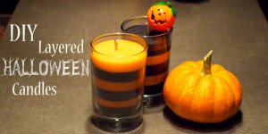 DIY Halloween Candles
