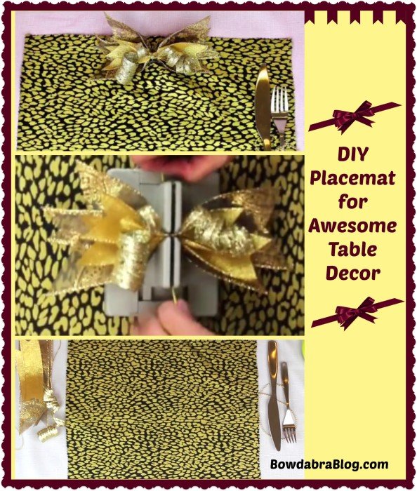 DIY Placemat for Awesome Table Decor