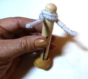 Craft beautiful clothespin doll