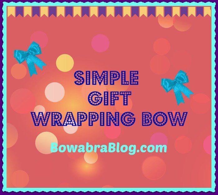 How to Make a Simple Gift Wrapping Bow: Video Tutorial