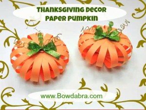 Mini Bowdabra Pumpkin Crafts