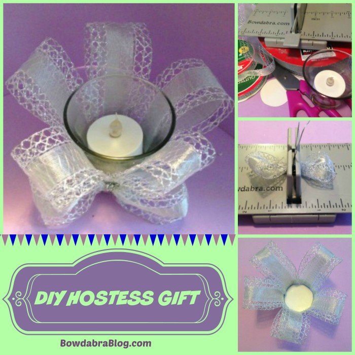 Holiday Ribbon and Bow Hostess Gift