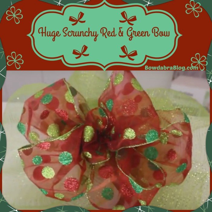 How to Make a Huge Scrunchy Bow