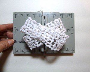 Homemade Holiday boutique hair bows