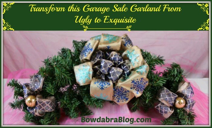 Transform this Garage Sale Garland From Ugly to Exquisite!!! Video Tutorial