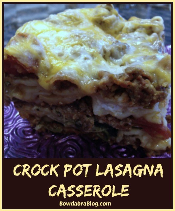 Crock Pot Lasagna Casserole