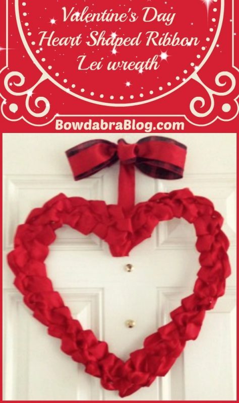 Heart Shaped Ribbon Lei wreath Gifts