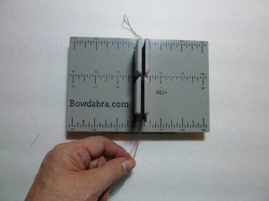 bow making tool for valentines day cards