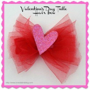 How to make a tulle hair bow