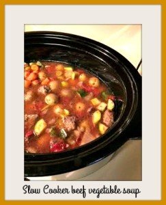 slow cooker beef vegetable soup