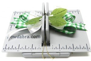 St. Patrick's Day ribbon bow making 