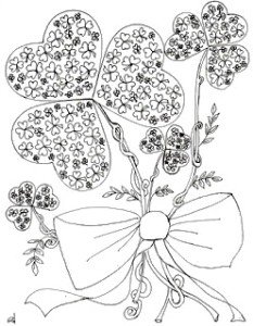 printable colouring pages for st patrick's day