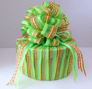 Ribbon Gift Wrapping for Mother’s Day 