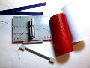 mini bowdabra with hair bow tool and ruler