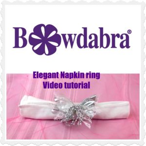 elegant napkin ring video