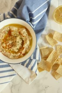 Healthy classic hummus