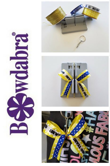 Back To School Crafts - Mini Cheer Bow Key Chain