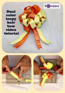 How to Make Fall Loopy Hair Bow