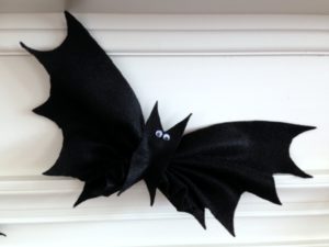 funny Halloween bat decorations with Bowdabra tool