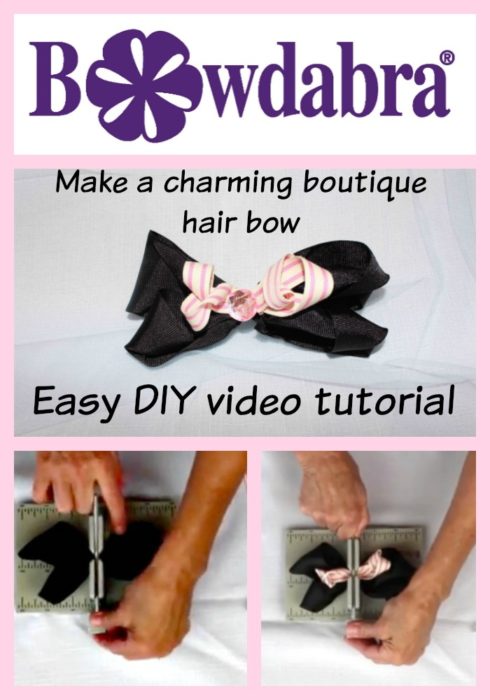 How to make charming boutique hair bow