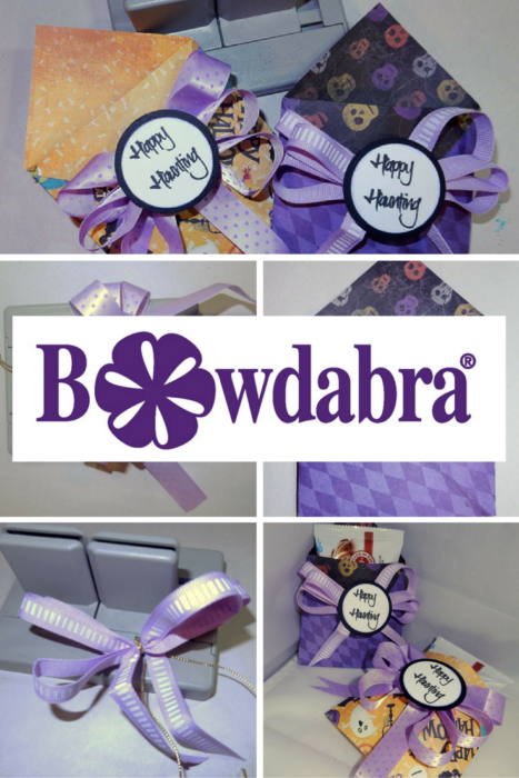 Last Minute Halloween Treat Pouches with Bowdabra Bows