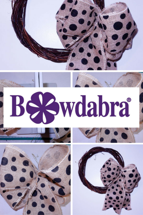 Office wreath decor with the Bowdabra
