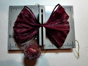 Christmas Bowdabra bow ornament
