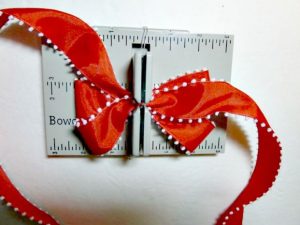 Conversation heart hair bow - 9