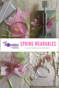 Upcycled Spring Wearable