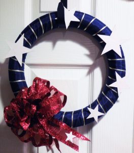 Christmas star wreath with Bowdabra