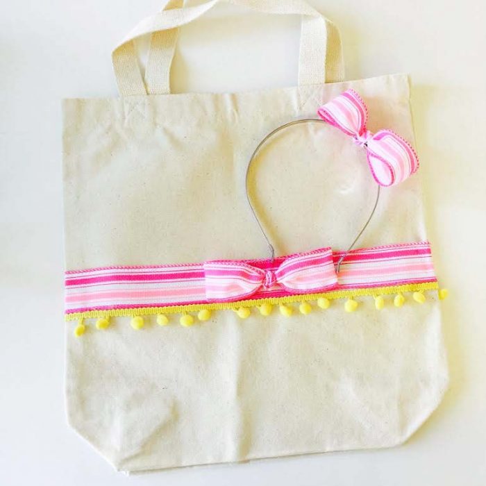 Easter Tote and Hair Band Bonnet 