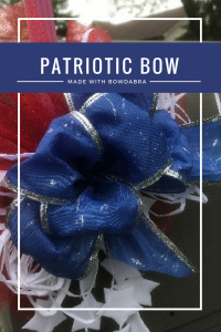 Patriotic Bow for Memorial Day