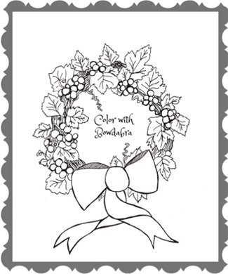 Bowdabra Coloring eBook for Bow making Crafts