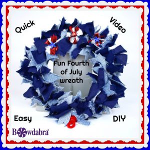Fourth of July wreath