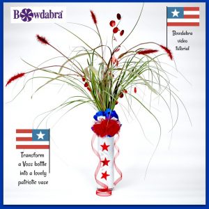 lovely patriotic vase