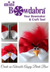 Adorable Angry Birds Hair Bow Ideas