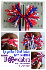 korker bow turban headband tutorial