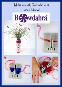 how to make a patriotic vases