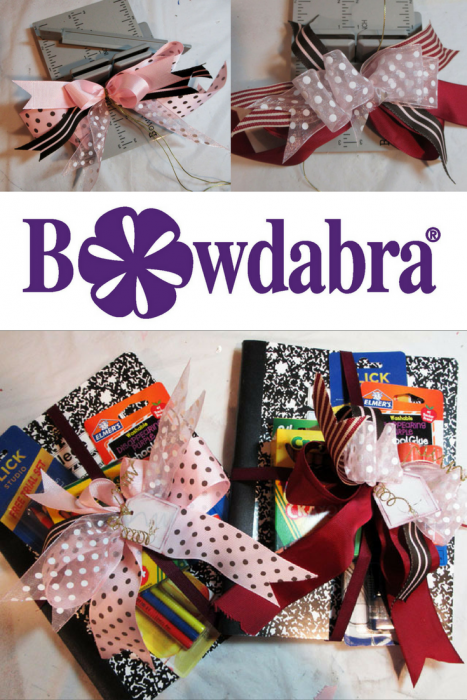 How to make pretty school supply packages with Bowdabra
