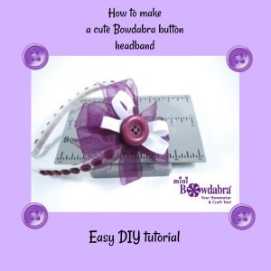 Make button headband