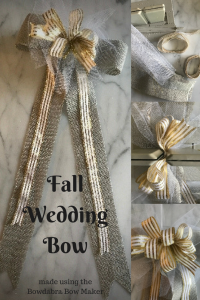 How to Make Elegant Fall Wedding Bows