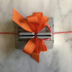 Orange Ribbon in Mini Bowdabra
