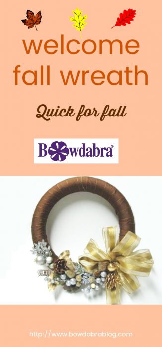 Easy Making Bowdabra Fall Wreath