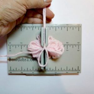 Homemade ribbon bows
