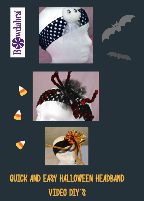 Free! Watch how to make quick and easy Halloween headbands
