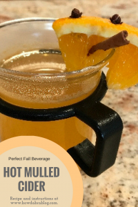 How to Make Fall Beverage Hot Mulled Cider Recipe