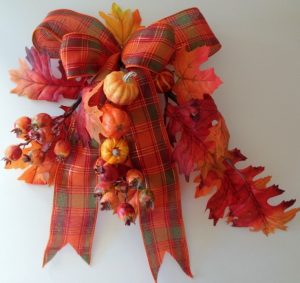 thanksgiving bows for chairs