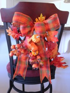 thanksgiving chair decorations