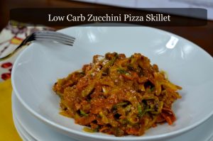low carb pizza skillet