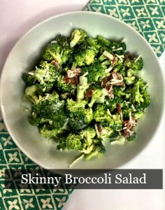 skinny broccoli salad with Thanksgiving Special Recipes